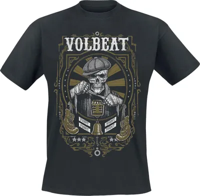 Produktbild von Volbeat T-Shirt Uni Fight schwarz L