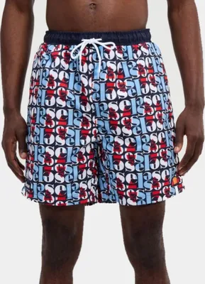 Image de Ellesse Lock Aop Short Swim Short Couleur Bleu