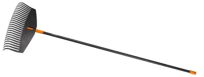 Obrázek produktu pro Fiskars 1003465, Hrábě na nabírání listí, Černá, Oranžová, 52 cm, 1 kusů, 175 cm