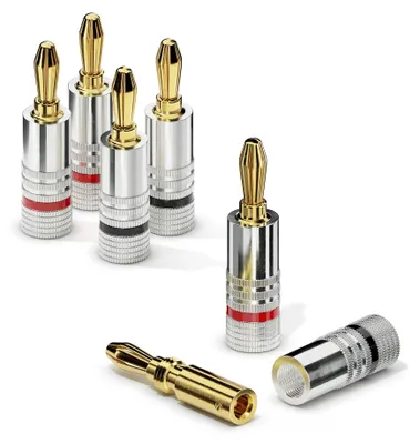 Image de SONERO kit de fiches bananes 4 pièces, à visser