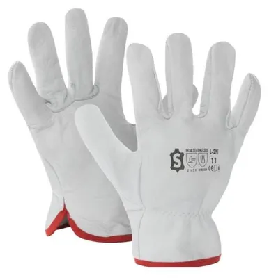 Image de Gants de protection cuir pleine fleur de bovin T9 naturel - L-2N 09