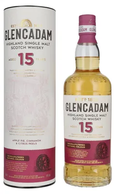Image de Glencadam 15 Years Old Highland Single Malt Scotch Whisky 46% Vol. 0,7l en boîte cadeau