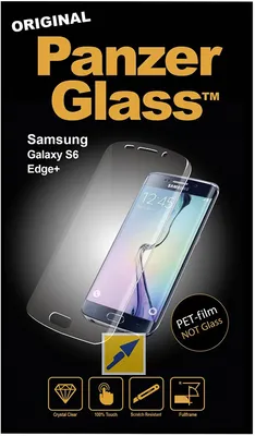 Produktbild von PanzerGlass 1019, Samsung, Galaxy S6 Edge+, Kratzresistent, Transparent, 1 Stück(e)