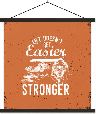 Produktbild von MuchoWow® Textilposter Jahrgang - Tiger - Design 40x40 cm mit schwarzem Rahmen - Fotos