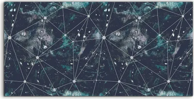 Produktbild von Coloray Spritzschutz aus Glas 140x70  Wandkunst Küchenrückwand Interstellar Traum Linien Nacht Himmel