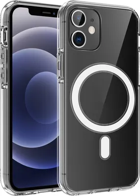 Produktbild von Mobigear Crystal – Transparente Schutzhülle für iPhone 12 Pro mit MagSafe-Funktion, Hartschale, Rückseite – Transparent