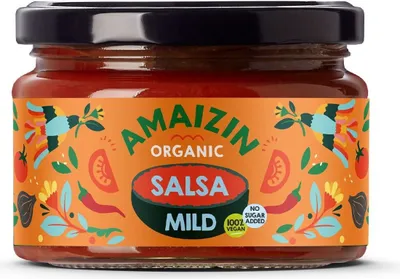 Zdjęcie produktu dla SOS SALSA ŁAGODNY BEZGLUTENOWY260 g - AMAIZIN