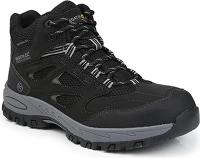Produktbild von Regatta Safety Footwear TRK201 | Mudstone SBP Safety Hiker - Arbeitsschuhe - Farbe: Black/Granite - Größe: 44 (10)