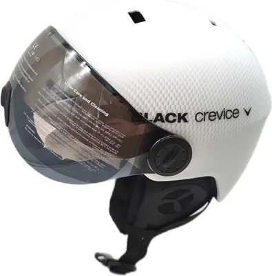 Produktbild von Black Crevice Skihelm Visier weiß Carbon Gr. ML 58bis61cm Gstaad BCR143921-Schutz-Funktionalität-Design-Einsatzbereit