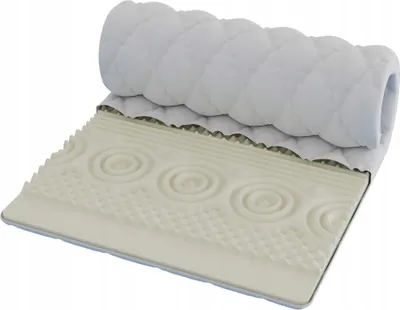 Zdjęcie produktu dla Materac nawierzchniowy 9 stref nakładka na materac 160x200 masujący 6cm