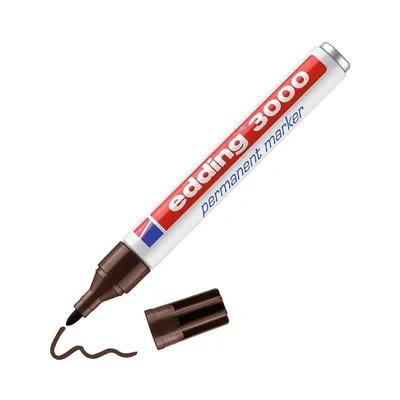 Produktbild von Edding 3000, Braun, Rundspitze, Mehrfarbig, Aluminium, 1,5 mm, 3 mm