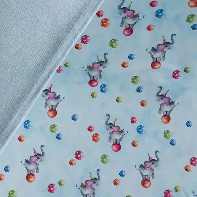 Produktbild von Stoffpaket Kinder 0,5x1,5m Jersey + 0,5x0,7m Bündchen Nähpaket Kinderkleidung