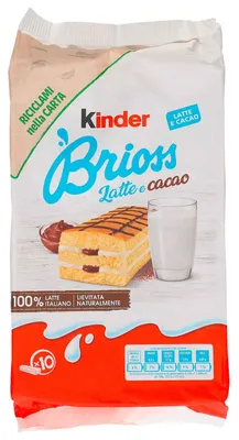 Produktbild von Kinder Brioss LATTE e CACAO, 280 g, 10 Stück(e)