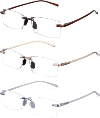 Image de Lunettes de lecture sans monture TERAISE light unie anti-lumière bleue