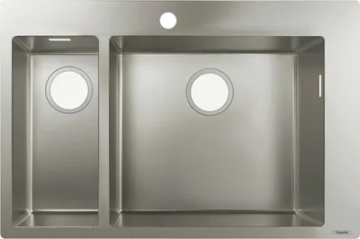 Produktbild von Hansgrohe S71 S711-F655 Einbauspüle 180/450 Edelstahl