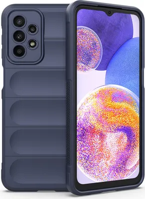 Produktbild von SchutzHülle Handyhülle Case Cover Silikon Für Samsung Galaxy A13 4G Handy Tasche Dunkelblau
