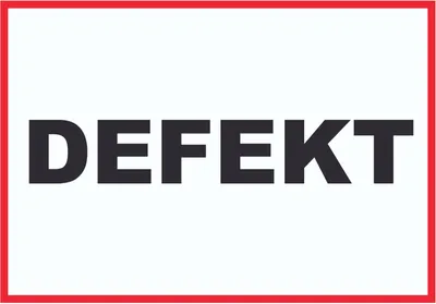 Produktbild von Defekt Schild A2 (420x594mm)