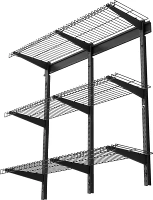 Immagine prodotto di VEVOR Scaffale da garage a 3 ripiani 915x915x305 mm Portautensili 68 kg per ripiano Portautensili da parete 915x305 mm Superficie di appoggio Scaffali portaoggetti Scaffale in metallo Organizer per utensili Scaffali da parete