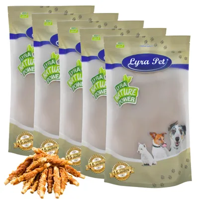 Produktbild von 5 kg Lyra Pet® Kaustangen mit Hühnerbrust