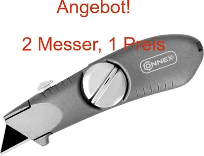 Produktbild von Connex Universalmesser mit Trapezklinge Black Edition