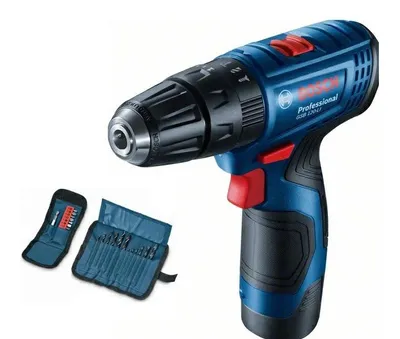 Produktbild von Bosch Schlagbohrmaschine 12V 30/14Nm 2X2.0Ah Koffer Gsb 120-Li +Zubehör 23 Elem.