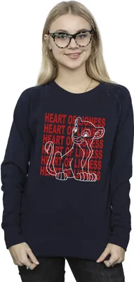 Produktbild von Disney - "The Lion King Heart Of A Lioness" Sweatshirt für Damen BI22316 (L) (Marineblau)