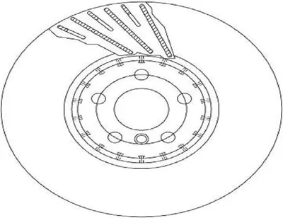 Produktbild von TRW Bremsscheibe Vorne Rechts für BMW 3 Touring (G21) 348mm DF6891S