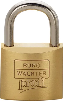Produktbild von BURG WÄCHTER Zylindervorhangschloss NIRO 116 40 Schlosskörper-B.40mm MS versch.-schl.