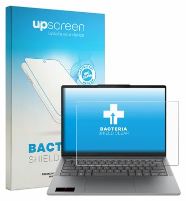 Produktbild von upscreen Schutzfolie für Lenovo IdeaPad Slim 5i Gen 11 14" Displayschutz Displayschutzfolie Folie Klar antibakteriell