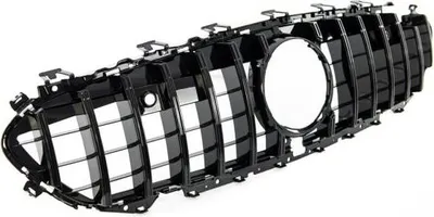 Image de Calandre noire adaptée à la Mercedes CLS C257, compatible avec la caméra Sport-Panamericana
