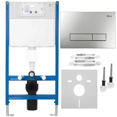 Obrázok produktu pre Rea Podomietkový Wc Systém K011a-q + Tlačidlá Hd Satin