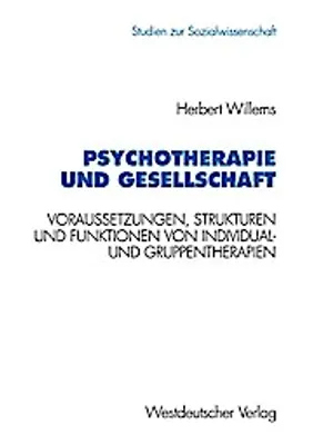 Produktbild von Psychotherapie und Gesellschaft