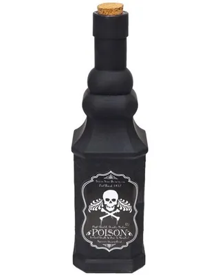Produktbild von Deko Giftflasche "POISON" 23 cm | Schwarz