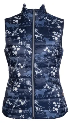 Image de HKM Bloomsbury, gilet, bleu marine/blanc, taille XS