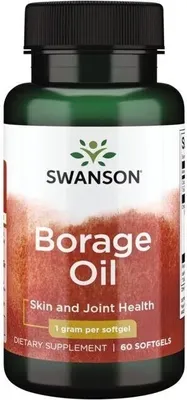 Immagine prodotto di Borretschöl 1000 mg 60 capsule Swanson Health Products