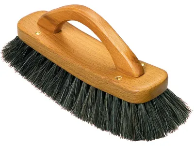 Produktbild von Redecker Schuh-Glanzbürste mit Griff, schwarzes Roßhaar