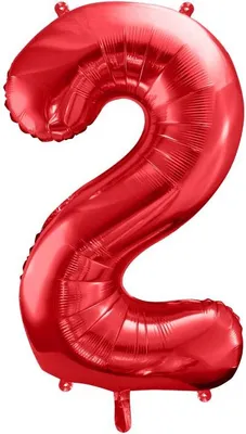 Produktbild von Ziffernballon Zahlen Heliumballon Geburtstag Rot - 2