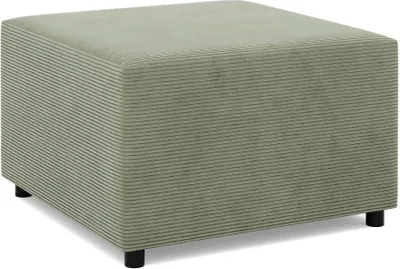 Produktbild von Sitzpouf für das Wohnzimmer 70 x 70 cm, Cord - Grün