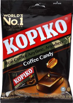 Produktbild von KOPIKO Kaffeebonbons - Original Kaffee Bonbons - 50 Stk. - 175 g