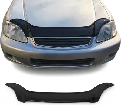 Obrázek produktu pro Vzduchové deflektory na kapotu pro Honda Civic 1998–2002, sedan, černé