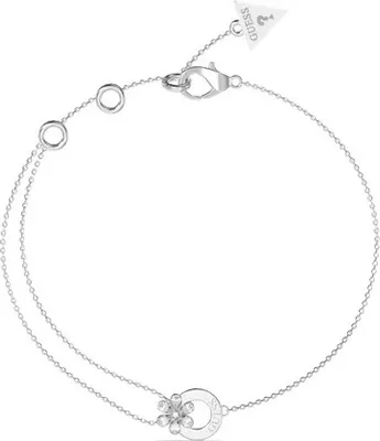 Obrázok produktu pre Jemný oceľový náramok s kvetom ľalie JUBB05111JWRH - Dĺžka: 18,4 cm