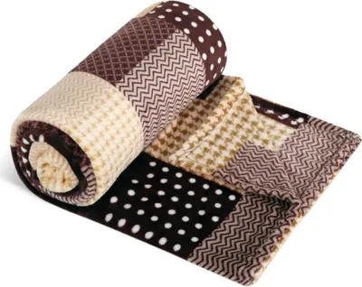 Produktbild von Leichte Campingdecke beige 150 x 200 cm, 220 g/m², platzsparend verstaubar