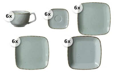 Produktbild von Kaffee- und Tafelservice 30 tlg. Casa blau