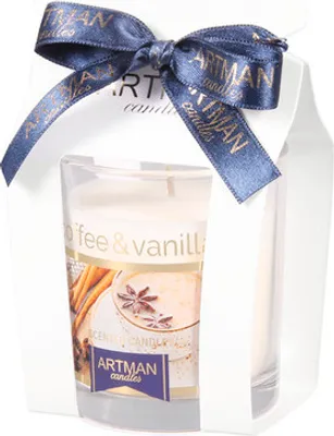 Image de Bougie de Noël en verre COOKIES Café-vanille 130 g