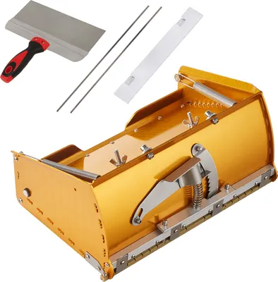 Productafbeelding van Gipsplaatvuller, platte doos, afwerkingsmassa, 10 inch, muurcompound, kit. Inclusief 2 extra mesjes