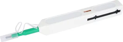 Imagen del producto de Limpiador de fibra óptica de 2,5 mm. Bolígrafo limpiador para fibra óptica que limpia adaptadores SC/ST/FC de 2,5 mm y conectores, con capacidad para más de 800 limpiezas