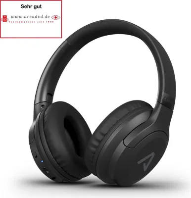 Produktbild von Lamax Base2, kabellose Kopfhörer, Akkulaufzeit bis zu 48 Stunden, Bluetooth 5.3, Android- und iOS-Unterstützung, leichtes faltbares Design, USB-C