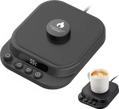 Produktbild von kaffeewärmer für tassen, intelligente temperaturregelung, graphene heiztechnologie, 1-12 std timer, usb power, für kaffeetrinker und büro
