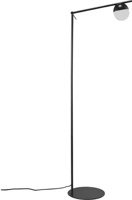 Produktbild von Contina Stehlampe Leselampe Ø 10 cm Opalweiß / Schwarz