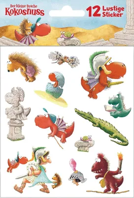 Produktbild von Der kleine Drache Kokosnuss - Sticker
